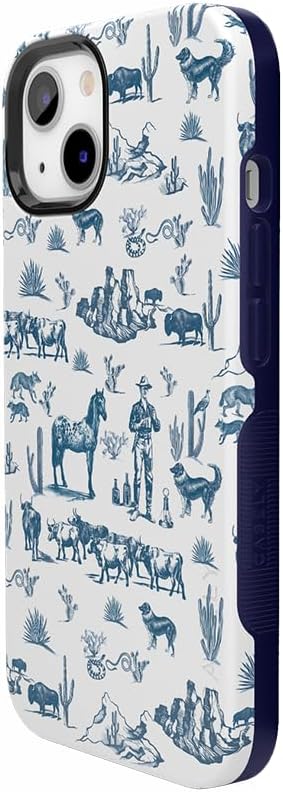 Casely iPhone 14 Case | Wild West Adventure | Desert Western | Compatible with MagSafe | Bold Protective Design