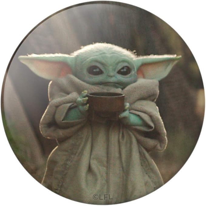 PopSockets Phone Grip with Expanding Kickstand, Adhesive Grip, Star Wars - The Child Cup