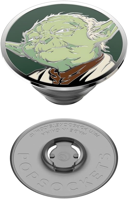 PopSockets Phone Grip with Expanding Kickstand, Adhesive Grip, Star Wars - (Enamel) - Yoda