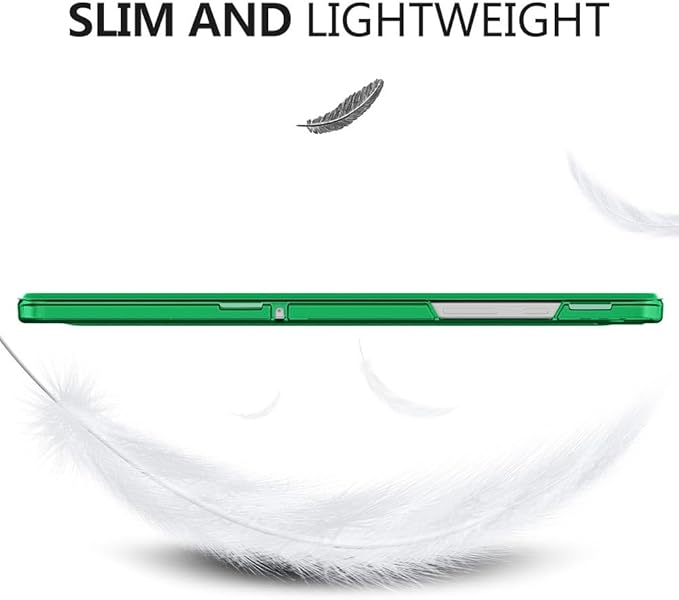 MoKo Case for Galaxy Tab A9+/A9 Plus 11 inch 2023, Slim Stand Protective Smart Cover with Hard PC Translucent Back Shell for Tab A9 Plus Tablet (SM-X210/X216/X218), Auto Wake/Sleep, Forest Green