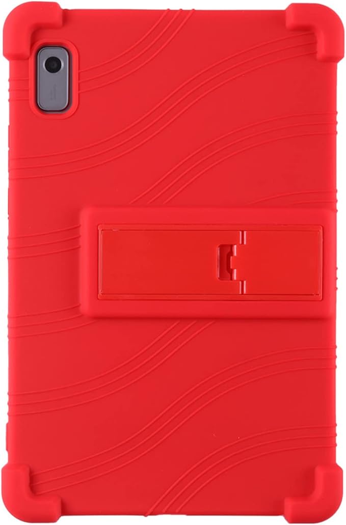 Case for Lenovo Tab M9 Cover 9.0 inch (TB-310FU,2023 Released), Kids Friendly Soft Silicone Adjustable Stand Cover for Lenovo Tab M9 Tablet (Red)