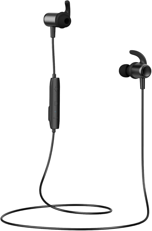 Bluetooth Headphones, Wireless Earbuds for Sports, IPX6 Sweat-Proof Neckband Headphones for Running Workouts, Magnetic in-Ear Earphones with Mic for Clear Calls