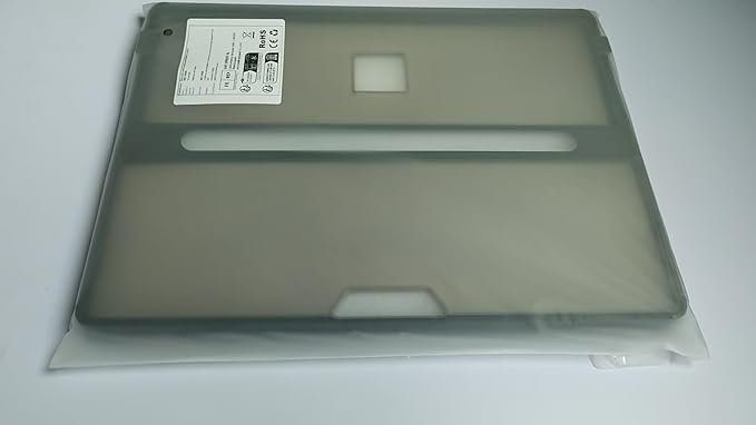 Case Updated Version fit Microsoft Surface Pro 11/10/9/8 13-Inch, All-in-one Rugged Case Compatible with Type Cover Keyboards, Transparent Black