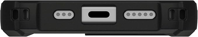 URBAN ARMOR GEAR UAG Designed for iPhone 17 Case with Kickstand Plasma XTE - Compatible with MagSafe Transparent Military Grade Protective Cover, Black/Pop Orange