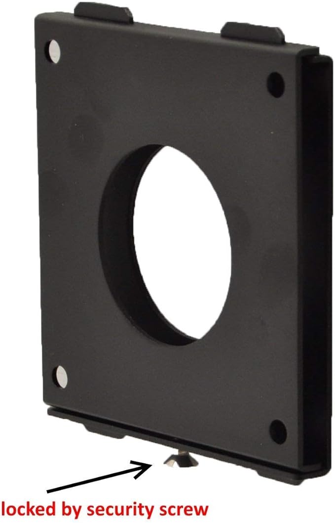 TABcare Security Anti-Theft Acrylic VESA Enclosure for Amazon Tablet with Free Wall Mount Kit (Black, Fire HD 8 2016/2017/2018)