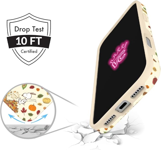 VELVET CAVIAR Case for iPhone 17 | Compatible with MagSafe | 10ft Drop Tested | Protective Fall Season Cases | Snoopy Autumn Leaves