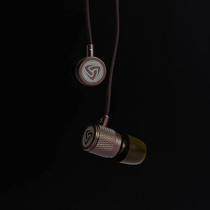 LUDOS Ultra USB C Headphones for iPhone 16 15 Pro Max Plus iPad Pro, 5 Years Warranty, Magnetic USB-C Earbuds for Samsung Galaxy S24 S23 Ultra S22 S21 FE S20 A55 A54 A53, USB Type C Earphones - Brown