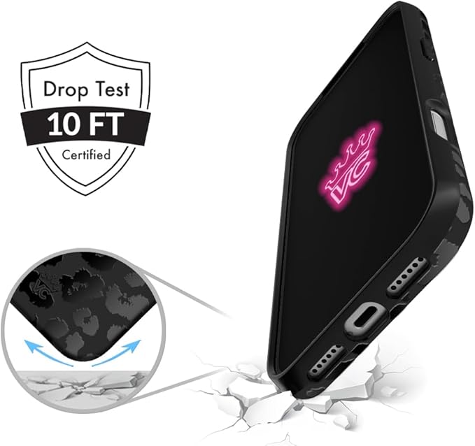 VELVET CAVIAR Case for iPhone 17 Air | Compatible with MagSafe | 10ft Drop Tested | Protective Designer Cases | Black Leopard Print