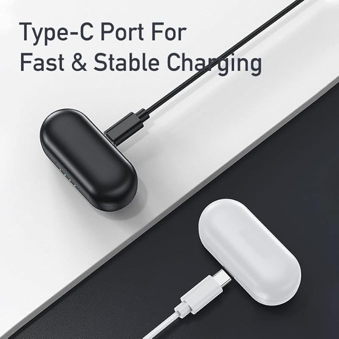 Wireless Earbuds, Bluetooth 5.4 Headphones HiFi Stereo, Comfortable Ear Buds for Kids & Teens, Fast Charging Case, IPX6 Waterproof, Lightweight in-Ear Earphones for Phone Tablet Laptop Sports, Blue