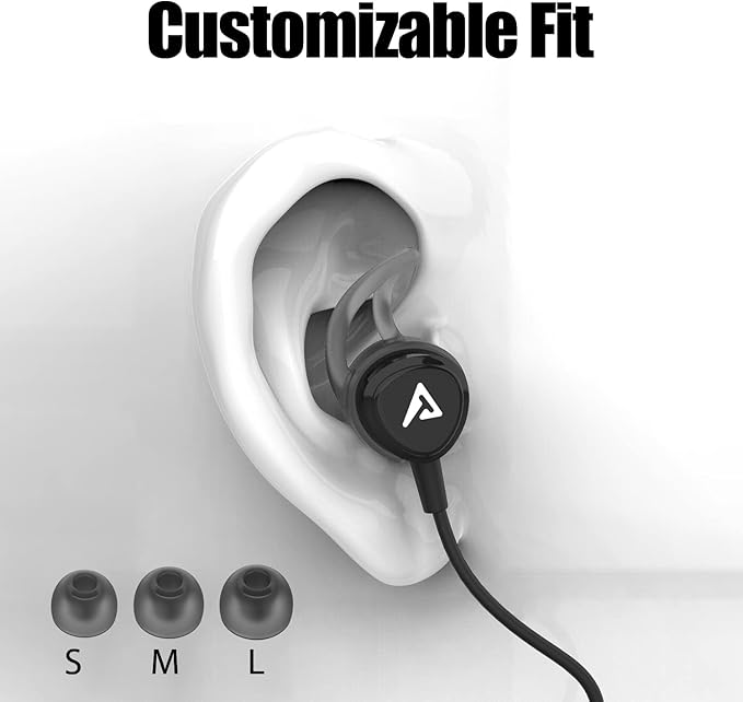 USB C Headphones, Type C Earbuds Magnetic Wired Earphones with Microphone and Volume Control Compatible with Google Pixel Xiaomi Samsung Oneplus Sony MacBook Black