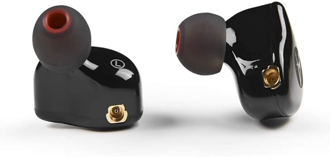 in Ear Monitor Headphones, HiFi Stereo IEM Earphones, Dynamic Dual Driver Wired Earbuds with Detachable Cable, Noise Canceling Headset for Singers Musicians Drummers Audiophile (Carbon Fiber)