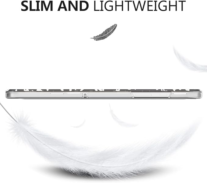 MoKo Case for Galaxy Tab A9+/A9 Plus 11 inch 2023, Slim Stand Protective Smart Cover with Hard PC Translucent Back Shell for Tab A9 Plus Tablet (SM-X210/X216/X218), Auto Wake/Sleep, Notebook Black