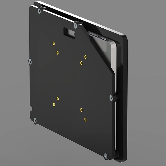 TABcare Anti-Theft Security Acrylic VESA Case for Microsoft Surface Go Tablet with Free Wall Mount (Surface Go 1/2/3, Black)