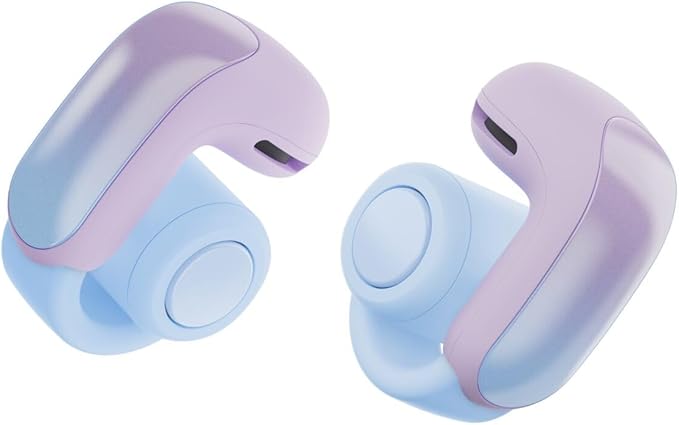 Bose Ultra Open Bluetooth Earbuds, True Wireless Earbuds with OpenAudio for Awareness, Clip On Design for Comfort, Immersive Audio, Up to 48 Hrs of Playtime, Chilled Lilac - Limited Edition Color