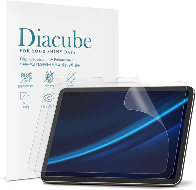 2-Pack Anti Glare Screen Protector with Blue Light Filter for Lenovo Tab M10 Plus 3rd Gen 10.6" 2022, Anti-Glare Matte PET Film, Anti-Fingerprint, High Touch Sensitivity, Easy Installation