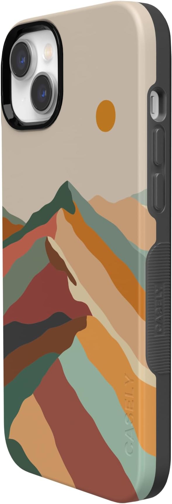 Casely iPhone 14 Case | Magic Mountain | Colorblock | Compatible with MagSafe | Bold Protective Design