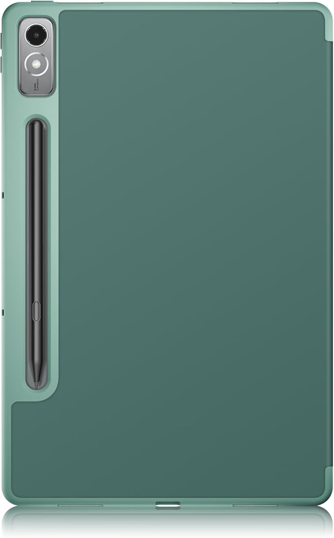 Case for Lenovo Tab P12 12.7 Inch 2023 Tablet, Smart Soft TPU Back Shell Cover with Auto Wake/Sleep Function,Green
