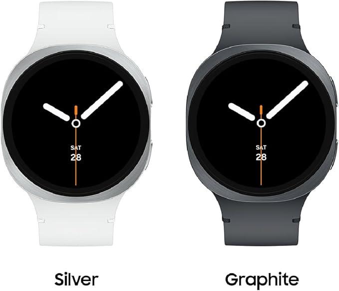 Samsung Galaxy Watch 8 (2025) 44mm Bluetooth Smartwatch, Cushion Design, Fitness Tracker, Sleep Coaching, Running Coach, Energy Score, Heart Rate Tracking, Silver [US Version, 2 Yr Warranty]