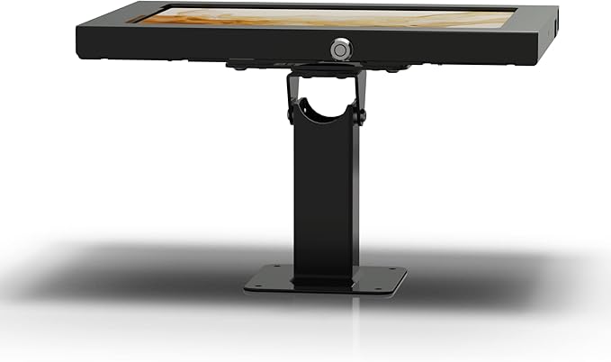 TABcare Anti-Theft Security Metal Case for Galaxy TAB A9+ 11" with 360 Swivel & 180 Tilting Stand (Black)