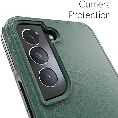Crave Slim Guard for Galaxy S22+ Case, Shockproof Case for Samsung Galaxy S22+, S22 Plus (6.6 inch) - Forest Green