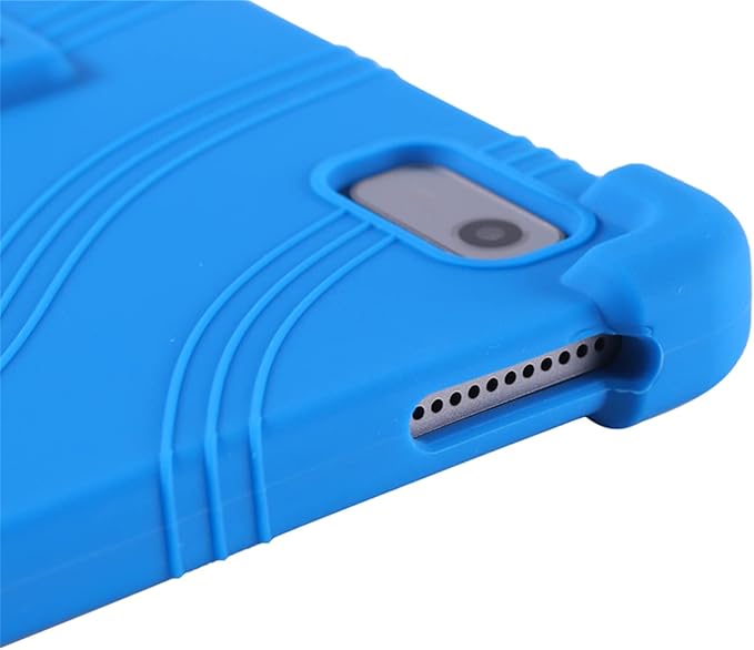 Case for Lenovo Tab M9 Cover 9.0 inch (TB-310FU,2023 Released), Kids Friendly Soft Silicone Adjustable Stand Cover for Lenovo Tab M9 Tablet (Blue)