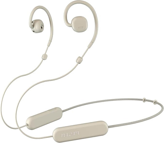 nwm NTT Sonority Wireless Open-Ear Speakers (Neckband) with PSZ Technology MBN001 White Beige
