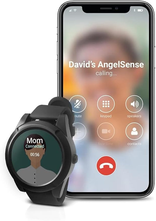 AngelSense Assistive Technology Watch with Personal GPS Tracker for Teens, Adults, Seniors, Autism, Special Needs, Dementia, Speakerphone, SOS Button, Live Tracking, Subscription Required