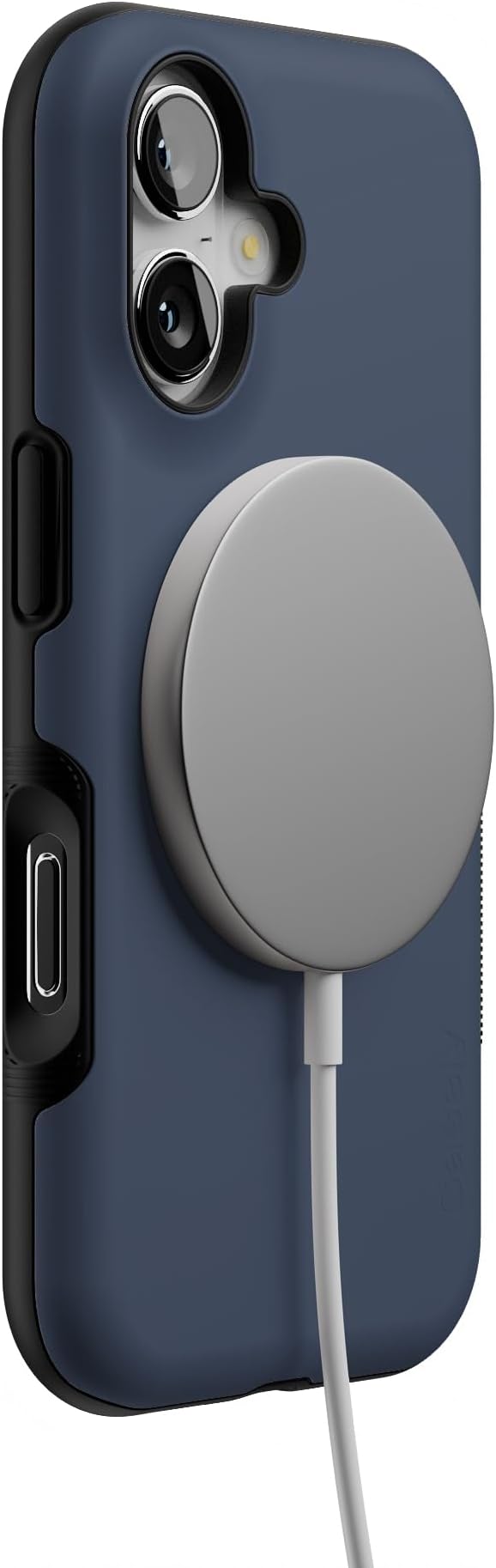 Casely iPhone 17 Case | The Boyfriend Collection | Slate Blue | Bold Protective Design | Compatible with MagSafe