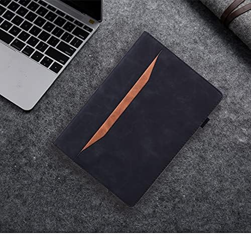 Case for Lenovo Tab M9 HD (9.0 inch) TB-310FU Tablet Premium PU Leather Protective Case Folio Flip Business Case Tablet Sleeve with Card Pocket Pen Holder, Black