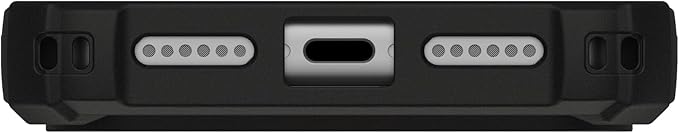 URBAN ARMOR GEAR UAG Designed for iPhone 17 Pro Max Case with Kickstand Plasma XTE - Compatible with MagSafe Transparent Military Grade Protective Cover, Black/Pop Orange