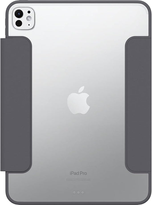 OtterBox Symmetry Series Folio Case for iPad Pro 11-inch (M4) - Thunderstorm (Black), Ultra-Sleek Design, Multiple Viewing Positions, Magnetic Sleep/Wake Cover