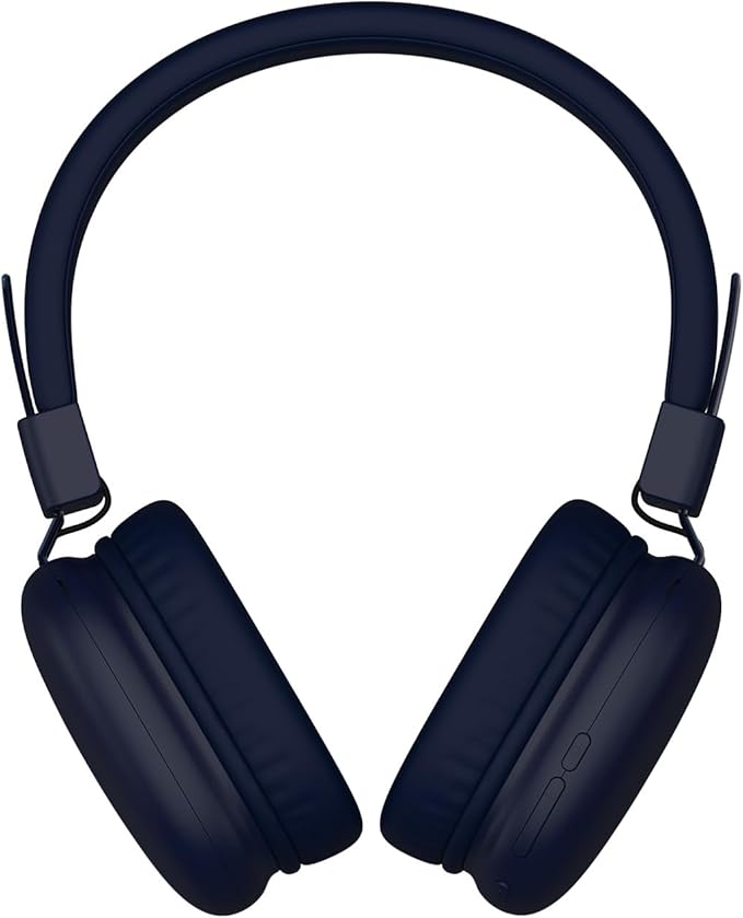 Kids Bluetooth Headphones, Over-Ear Wireless Headphones with Microphone, Safe-Volume 85dBA, Bluetooth 5.4, Foldable Lightweight and Comfortable, 50H Playtime, USB-C Charging, Blue