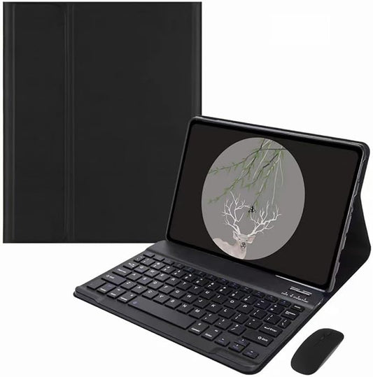 Keyboard Case Mouse for Galaxy Tab A7 Lite 8.7 Inch SM-T220/T225/T227, Detachable Cute Color Keyboard Case with S Pen Holder，Black