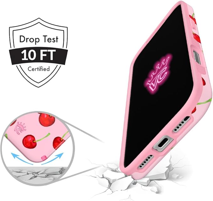 VELVET CAVIAR Case for iPhone 17 Air | Compatible with MagSafe | 10ft Drop Tested | Protective Designer Cases | Sweet Cherry