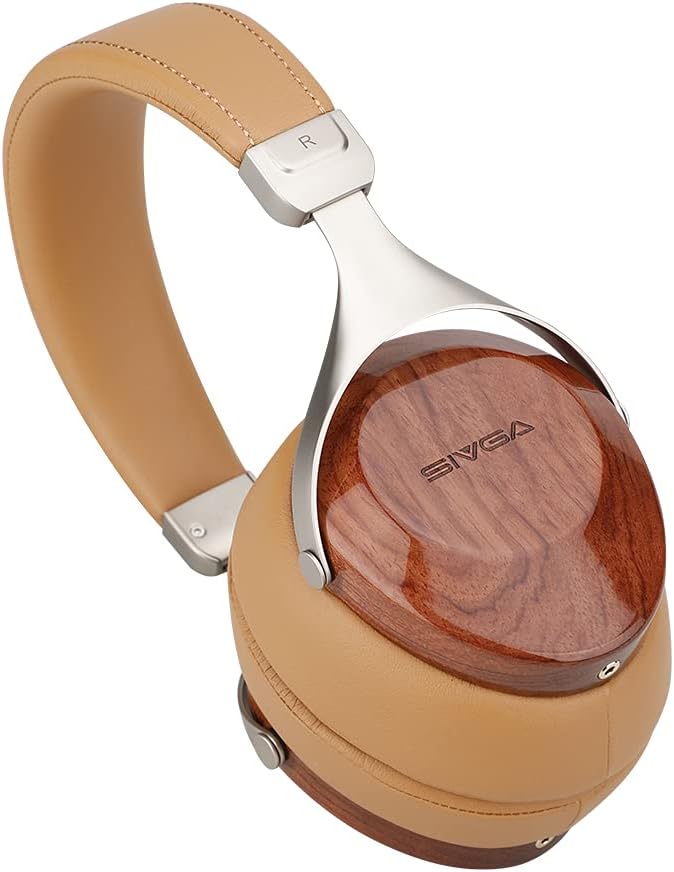 SIVGA SV021 Robin Classic Rosewood Wooden Closed Back Wired Over-Ear Headphone