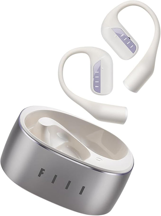 FIIL GS Open Ear Earbuds Wireless Heaphones, Wireless Earbuds with LDAC for Hi-Res Audio, Bluetooth 5.3 and Noise Reduction Earphone,IPX5 Waterproof, Open-Ear Heaphones