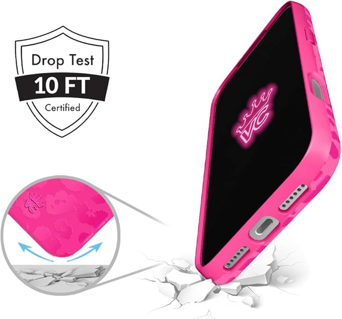 VELVET CAVIAR Case for iPhone 17 Air | Compatible with MagSafe | 10ft Drop Tested | Protective Designer Cases | Even Hotter Pink Leopard