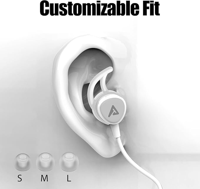 USB C Headphones, Type C Earbuds Magnetic Wired Earphones with Microphone and Volume Control Compatible with Google Pixel Xiaomi Samsung Oneplus Sony MacBook White
