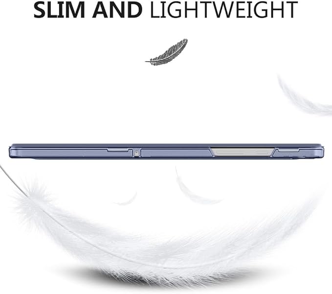 MoKo Case for Galaxy Tab A9+/A9 Plus 11 inch 2023, Slim Stand Protective Smart Cover with Hard PC Translucent Back Shell for Tab A9 Plus Tablet (SM-X210/X216/X218), Auto Wake/Sleep, Grey Purple