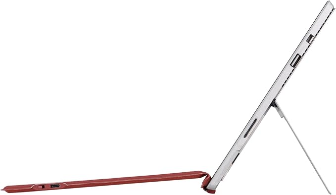 Type Cover for Microsoft Surface Pro 7+ / Pro 7 / Pro 6 / Pro 5 / Pro 4 / Pro 3, 12.3 inch, Ultra-Slim Wireless Tablet Keyboard with Multi Touchpad Bluetooch, (No Backlit, Red)