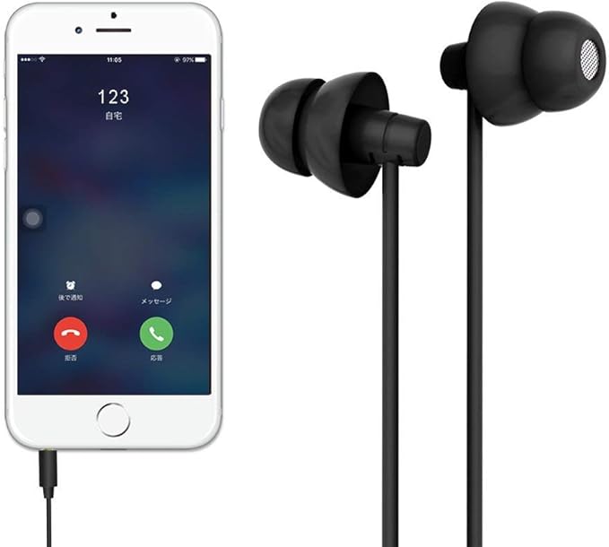 MAXROCK Sleep Earbuds, Ultra-Soft Comfortable Noise Isolating Earplugs Workout Headphones in-Ear Earphones w/Mic & Volume Control - Perfect for Side Sleeper Air Travel, Meditation & Insomnia