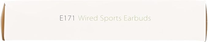 Avantree E171 - AUX 3.5mm Wired Earbuds with Microphone & in-Line Volume Control, Compatible with Traditional 3.5mm AUX Phones Corded Headphones with Ear Hook for Running & Sports, Black