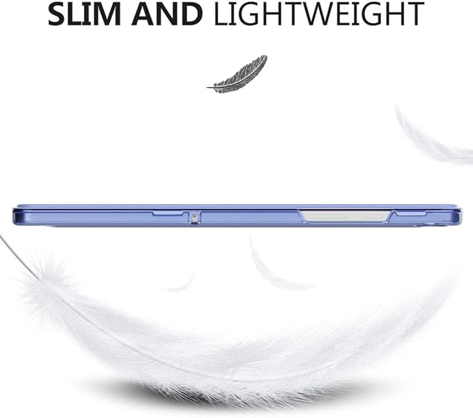 MoKo Case for Galaxy Tab A9+/A9 Plus 11 inch 2023, Slim Stand Protective Smart Cover with Hard PC Translucent Back Shell for Tab A9 Plus Tablet (SM-X210/X216/X218), Auto Wake/Sleep, Lavender Purple