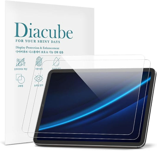 2-Pack 6H PET Screen Protector with Glass Coating for Lenovo Tab M10 Plus 3rd Gen 10.6" 2022, HD Clear, Anti Blue Light [Anti Scratch] [Unbreakable] [Anti Bubble] Easy Installation