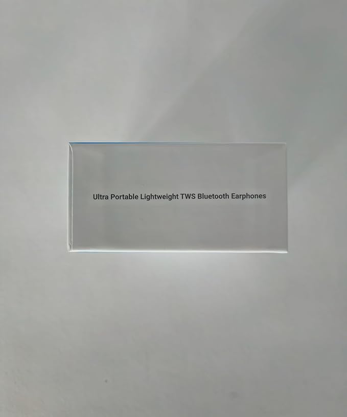 August True Wireless Earbuds EP800 - Bluetooth 5.0 Headphones with Wireless Charging Case IPX6 Waterproof / 25H Playback/Built-in Microphone/DSP Noise Reduction/Stereo Sound Earphones White