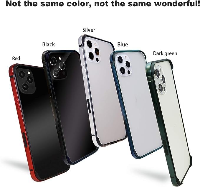 New Aluminum Frame Metal Bumper Frame Slim Hard Case Cover for iPhone16Plus, Metal Frame with Soft Inner Bumper, Raised Edge Protection (Blue, for iPhone16 Plus)