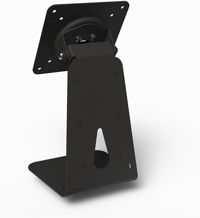 TABcare Anti-Theft Acrylic Case with 360 Rotate 180 Swivel Metal Desktop Stand & 90-Degree USB C Cable for Samsung Galaxy TAB A9 8.7" Tablet (Black, TAB A9 8.7)