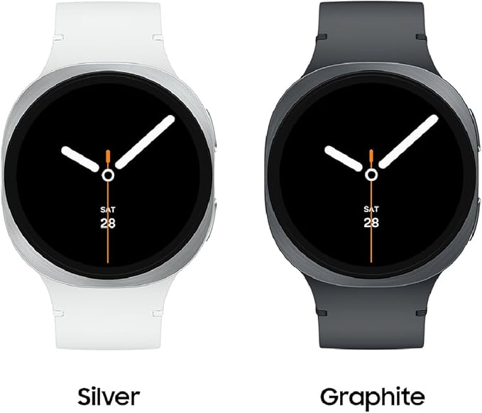 Samsung Galaxy Watch 8 (2025) 40mm LTE Smartwatch, Cushion Design, Fitness Tracker, Sleep Coaching, Running Coach, Energy Score, Heart Rate Tracking, Graphite [US Version, 2 Yr Warranty]