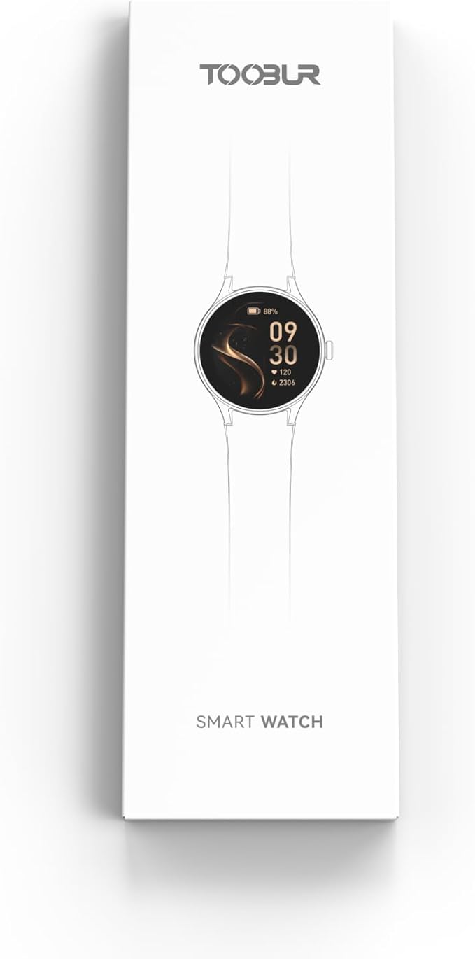 Smart Watch for Women, Smartwatch Compatible Android and iOS Phone, Answer/Make Calls, Fitness Tracker/Step Counter/Running Watch, Sleep/Heart Rate Monitor, 100 Sports, IP68 Waterproof, Beige