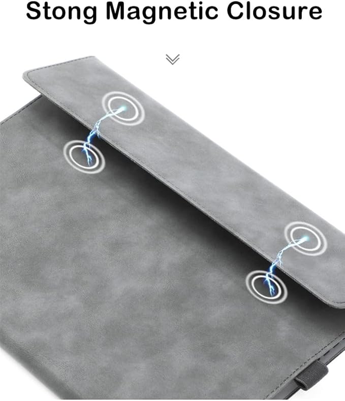 Protective Case for Microsoft Surface Pro 8 Tablet, 13-inch Case Compatible with Type Cover Keyboard, Business Cover with Pen Holder Accessories, Blue